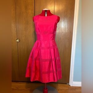 Taylor Pink Stripe Party Dress Sz 6